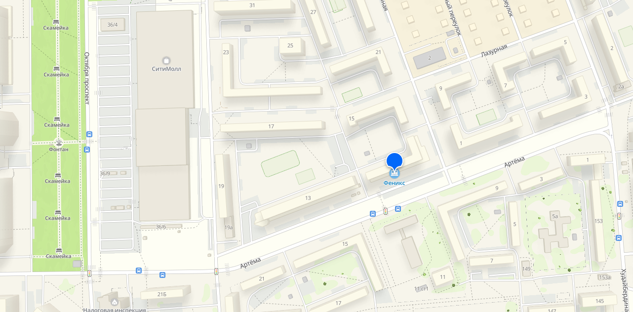 Карта проезда